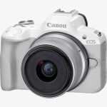 מצלמת מירורלס Canon R50 BK + RF 18-45 + RF 75-300