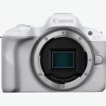 מצלמת מירורלס Canon R50 WH + RF-S 18-45 S
