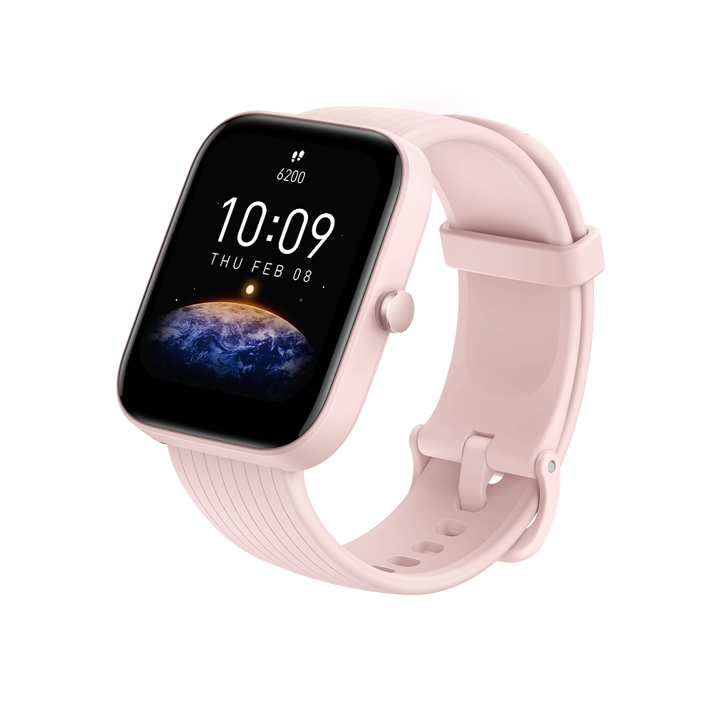 שעון חכם Amazfit דגם BIP 3 צבע Pink - תמונה נוספת