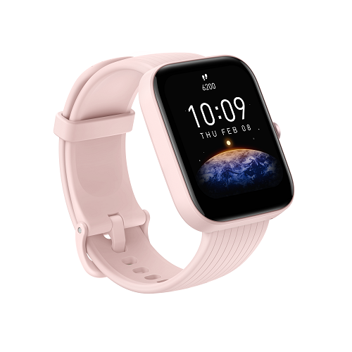 שעון חכם Amazfit דגם BIP 3 PRO צבע Pink - תמונה נוספת