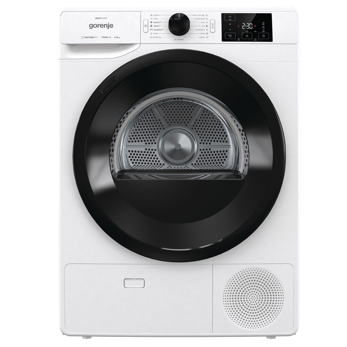 מייבש כביסה gorenje קונדנסור 8 ק"ג דגם D2NE82/GN