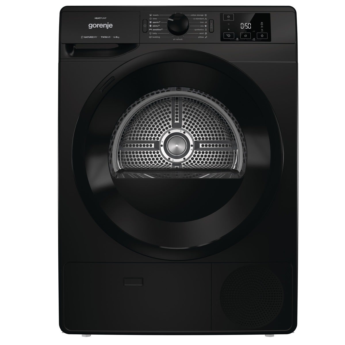 מייבש כביסה gorenje קונדנסור 8 ק"ג דגם DNE82/BGN