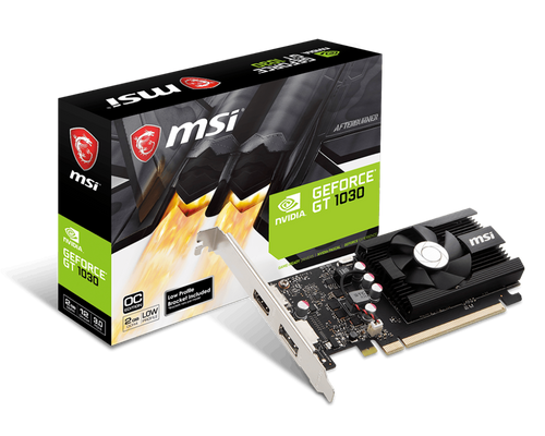 כרטיס מסך MSI GeForce GeForce GT 1030 4GD4 LP OC