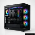 מחשב גיימינג Delta עם Ryzen 7 9800X3D וכרטיס RTX 5060 8GB במארז קריסטל - התמונה להמחשה בלבד