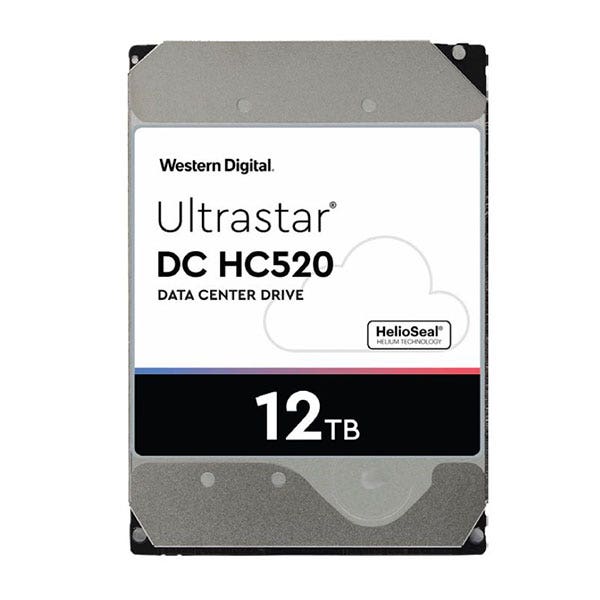כונן קשיח פנימי Ultrastar® DC HC520 בנפח 12TB דגם HUH721212ALE600 מבית Western Digital