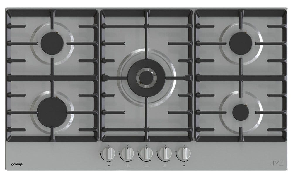 כיריים גז gorenje בגימור נירוסטה 90 ס"מ דגם GW9C51X