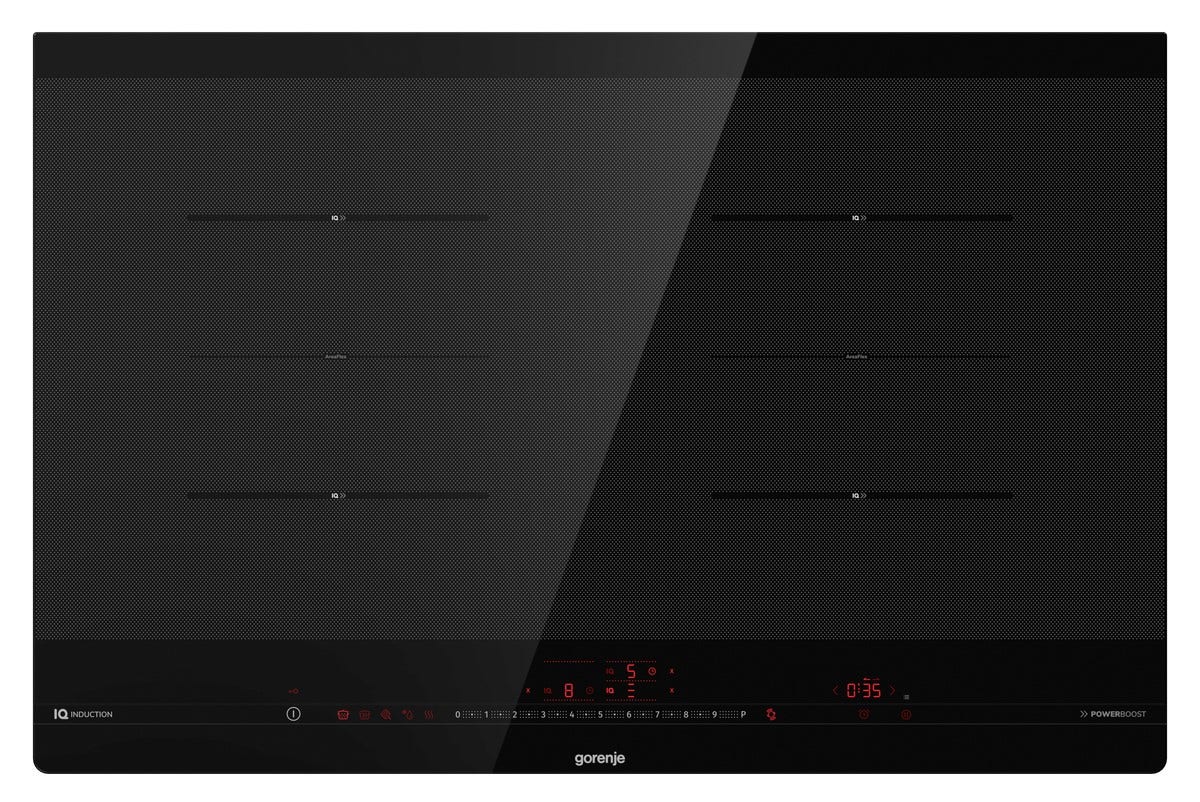 כיריים אינדוקציה gorenje בגימור שחור 80 ס"מ דגם IS846BG