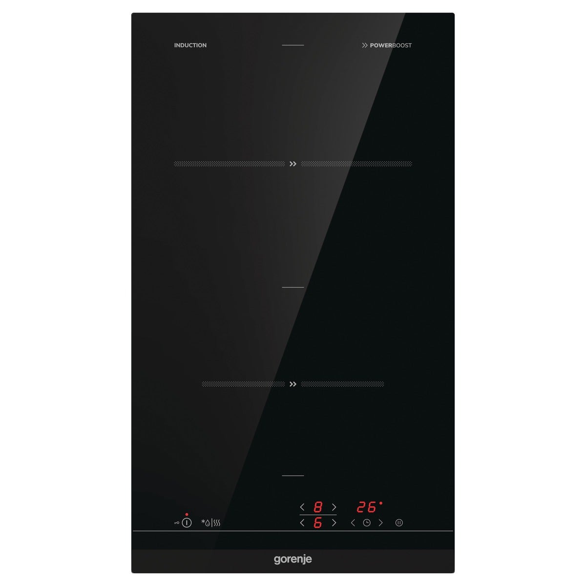 כיריים אינדוקציה gorenje בגימור שחור 30 ס"מ דגם IT321BCSC