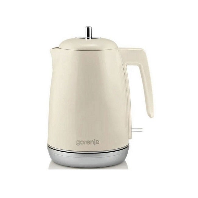 קומקום בצבע שמנת gorenje בעיצוב רטרו דגם K15RL