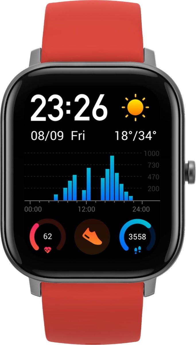 שעון חכם Amazfit דגם GTS צבע Vernillion Orange