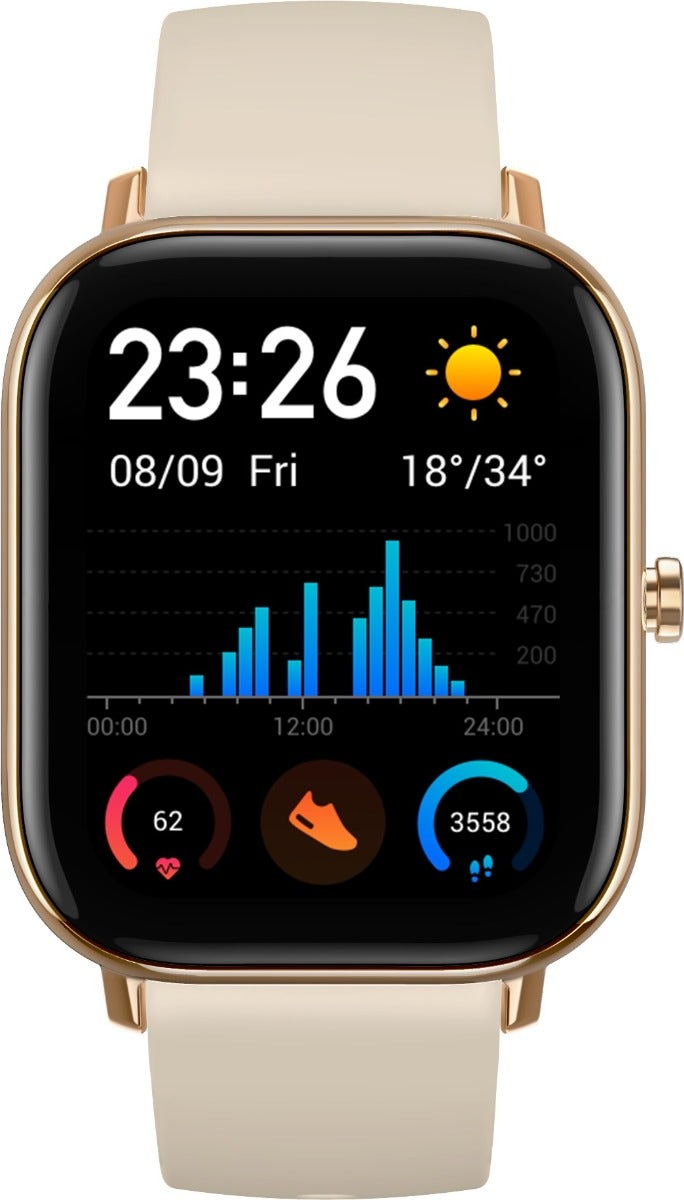 שעון חכם Amazfit דגם GTS צבע Desert Gold