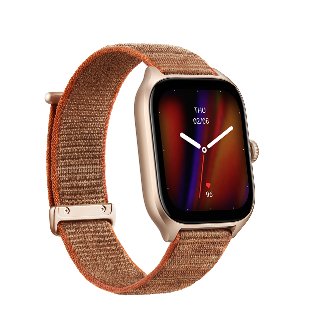 שעון חכם Amazfit דגם GTS 4 צבע Brown - תמונה נוספת