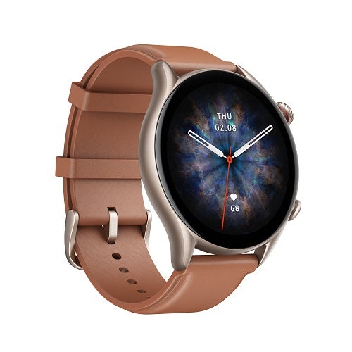 שעון חכם Amazfit דגם GTR 3 PRO צבע Brown Leather - תמונה נוספת