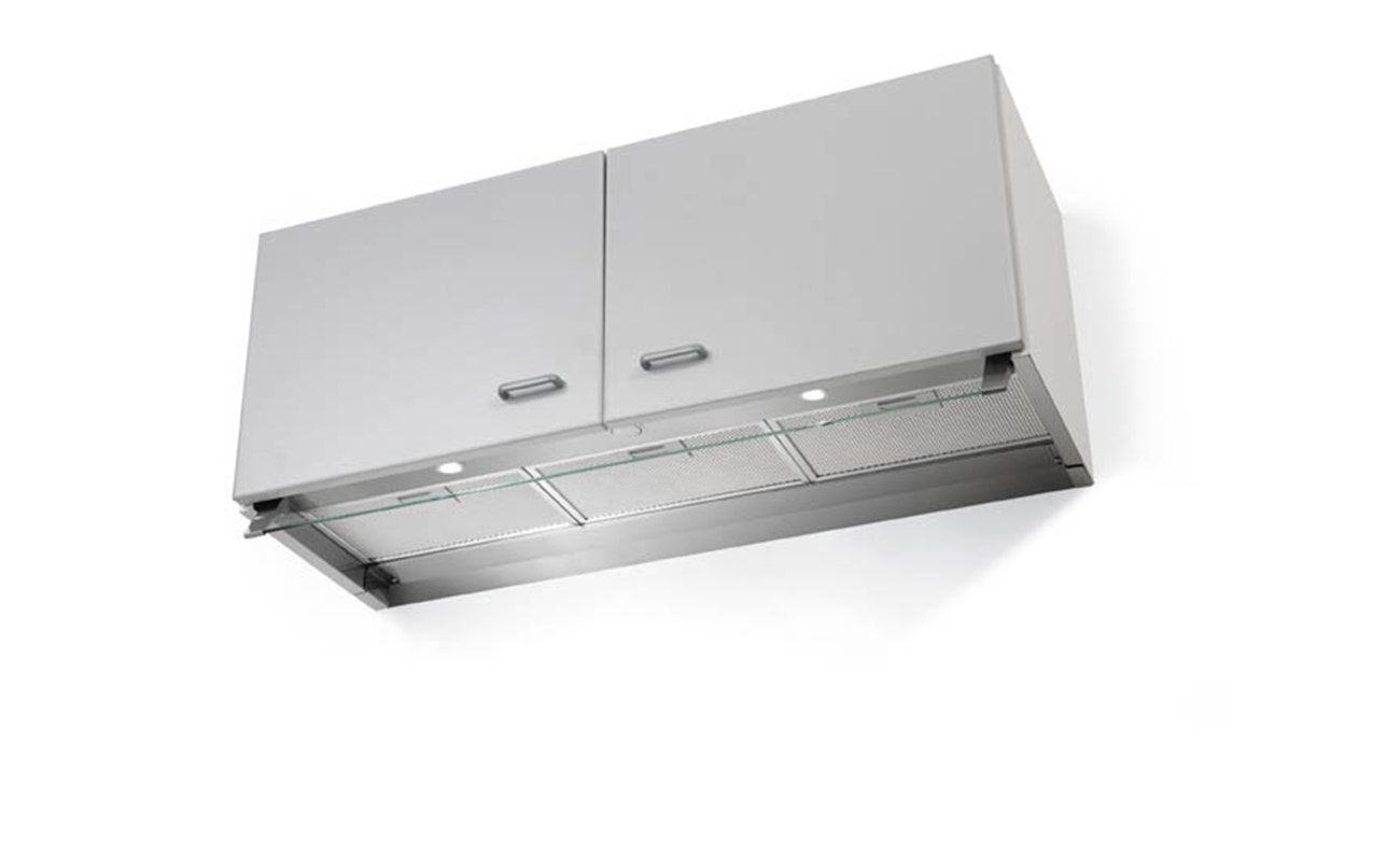קולט אדים מובנה אופטימה 90 ס"מ נירוסטה OPTIMA90S