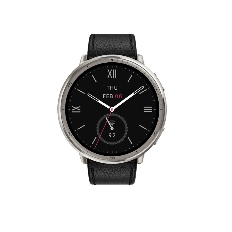 שעון חכם Amazfit דגם Active 2 Premium edition בצבע שחור