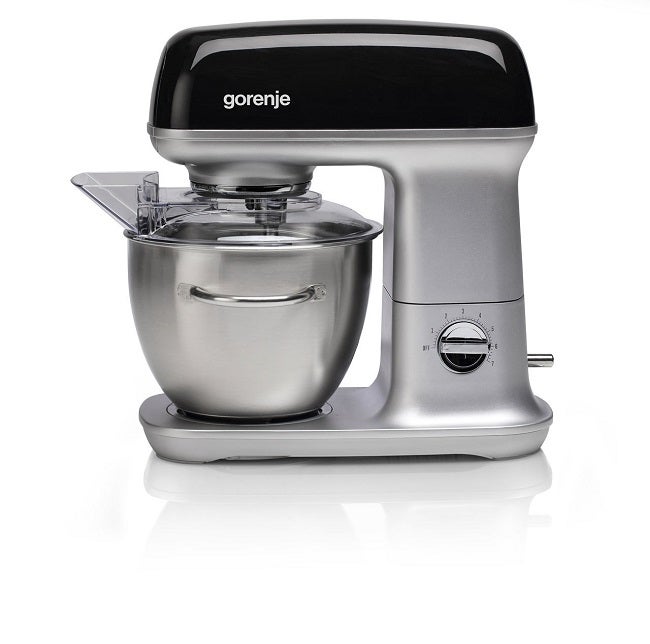 מיקסר שחור משולב gorenje בעיצוב רטרו דגם MMC1000RLBK