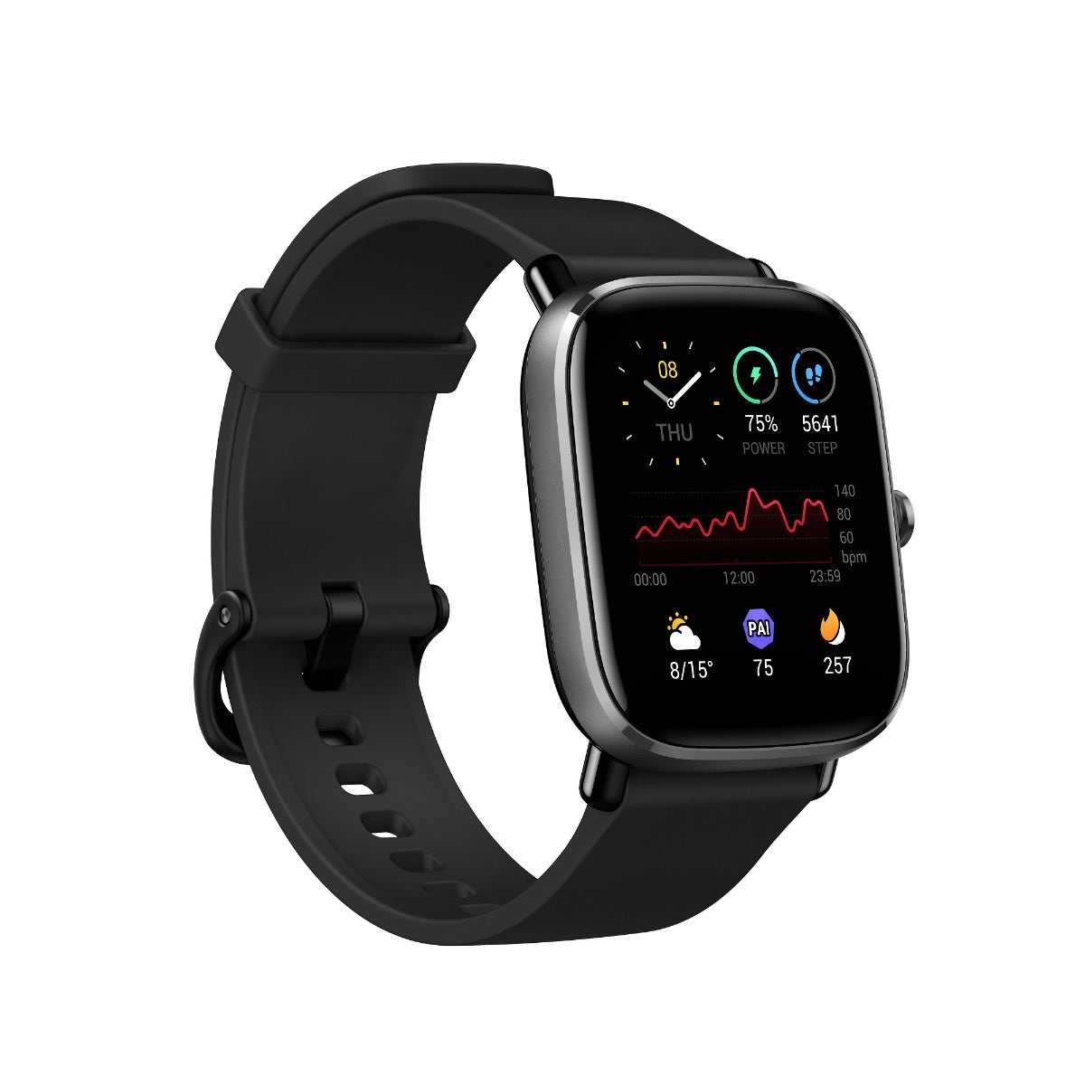 שעון חכם Amazfit דגם GTS 2 MINI בצבע Midnight Black - תמונה נוספת