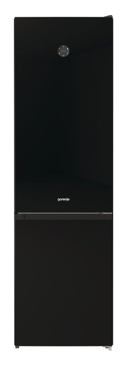 מקרר 2 דלתות gorenje מקפיא תחתון 363 ליטר בגימור שחור דגם NRK6201SYBK