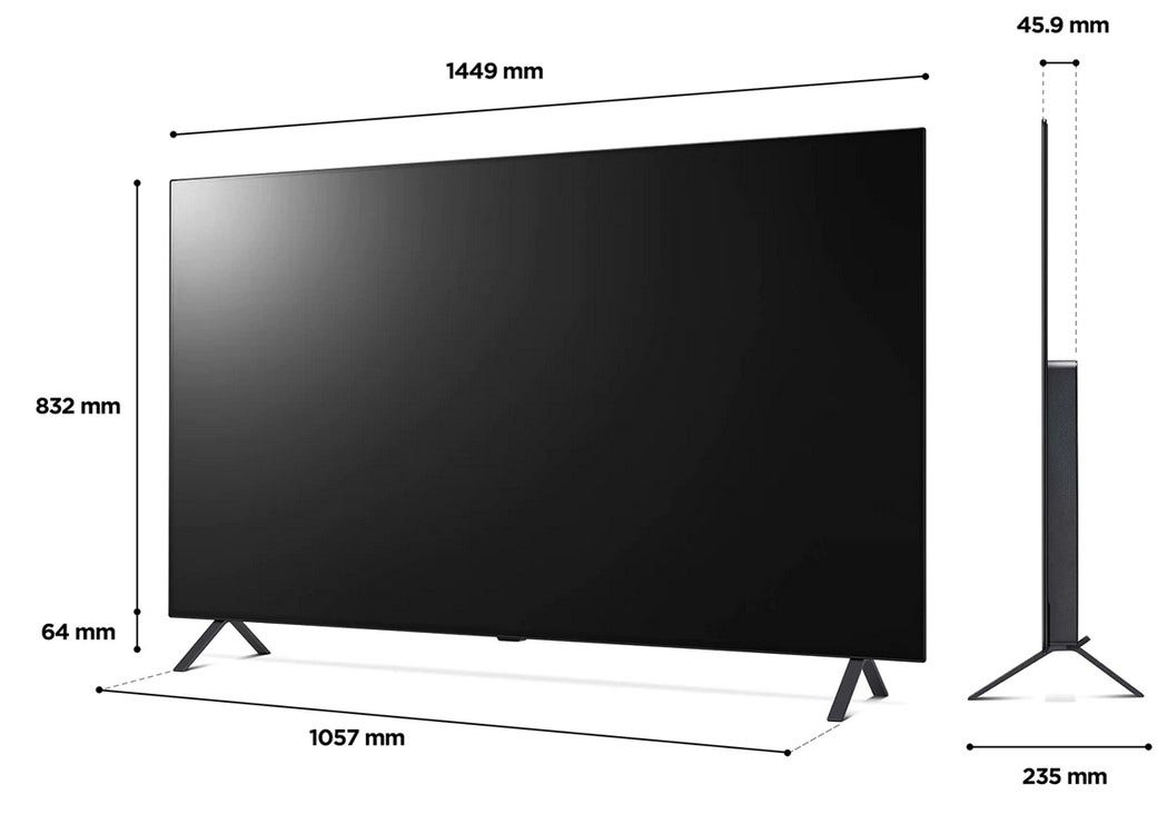 טלוויזיה "65 חכמה LG OLED ברזולוציית 4K דגם: OLED65A26LA - תמונה נוספת