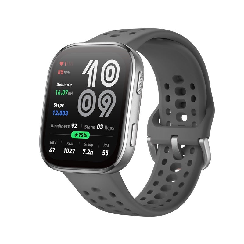 שעון חכם Amazfit דגם BIP 6 בצבע שחור פחם - תמונה נוספת