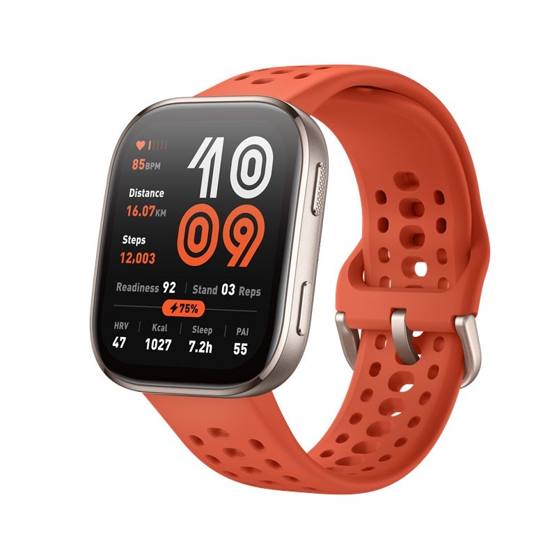 שעון חכם Amazfit דגם BIP 6 בצבע אדום - תמונה נוספת
