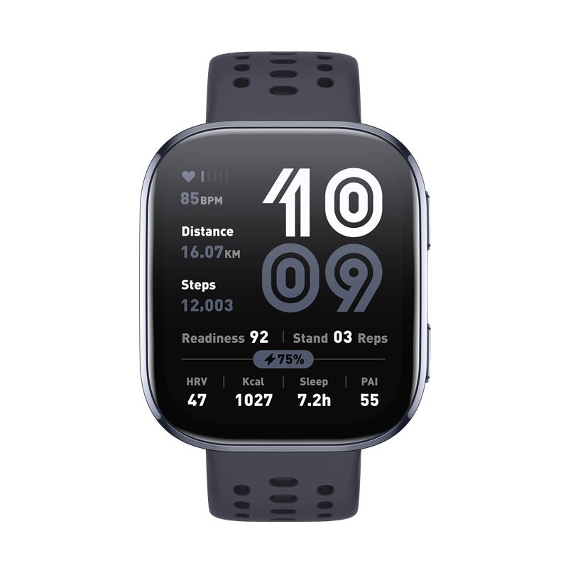 שעון חכם Amazfit דגם BIP 6 בצבע שחור