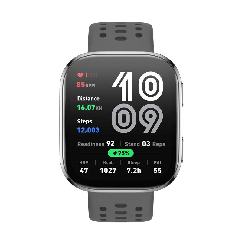 שעון חכם Amazfit דגם BIP 6 בצבע שחור פחם
