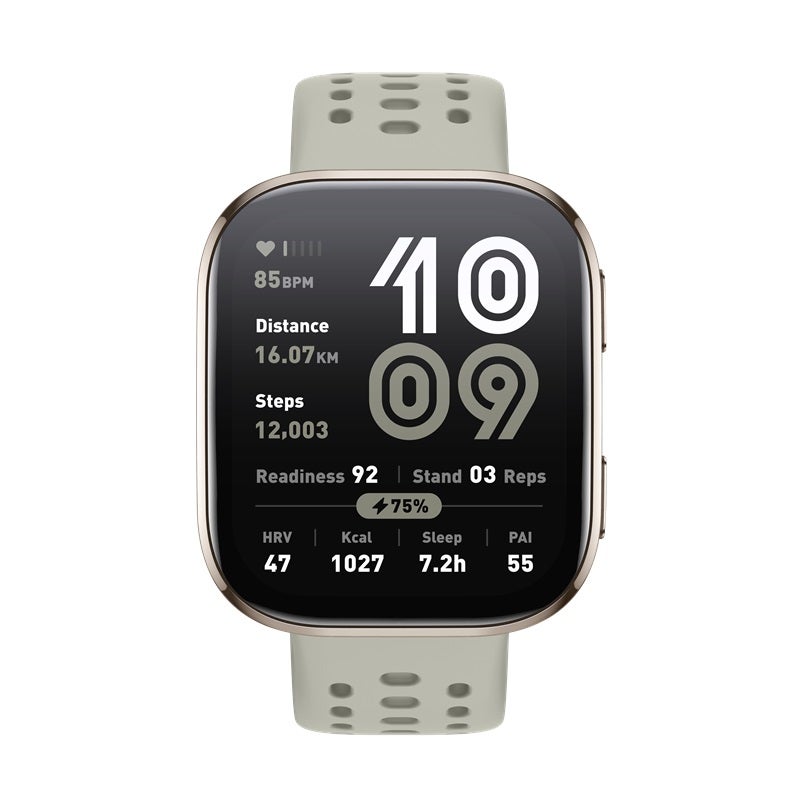 שעון חכם Amazfit דגם BIP 6 בצבע אפור אבן