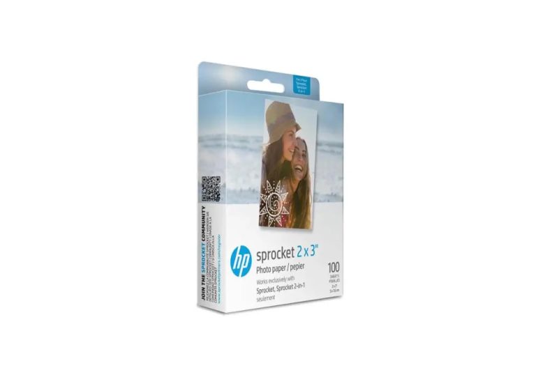 ניירות צילום מדבקה 100 יחידות  SPROCKET 2*3 ZINK