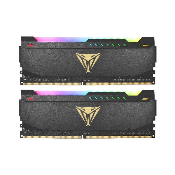 זיכרון למחשב Viper RGB DDR4 בנפח 16GB (8GBX2) מבית PATRIOT דגם PVSR416G360C8K