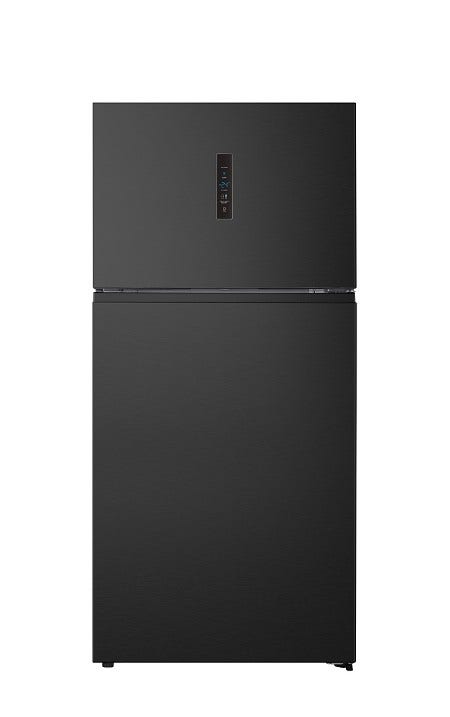 מקרר Hisense מקפיא עליון בנפח 504 ליטר נטו דגם RD67BK בצבע שחור