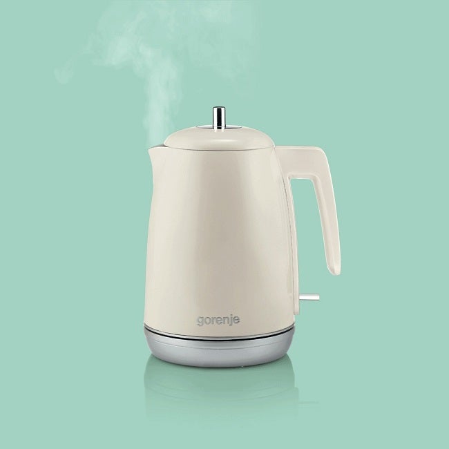 קומקום בצבע שמנת gorenje בעיצוב רטרו דגם K15RL - תמונה נוספת