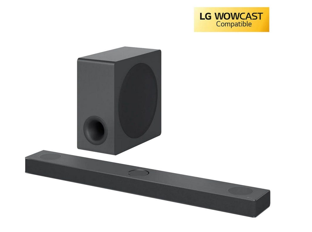מקרן קול (סאונד בר) 3.1.3 ערוצים עם Dolby Atmos וסאב וופר אלחוטי LG דגם S80QY