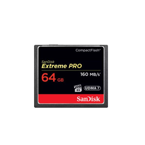כרטיס זיכרון Extreme Pro CF בנפח 64GB מבית SanDisk דגם SDCFXPS-064G-X46