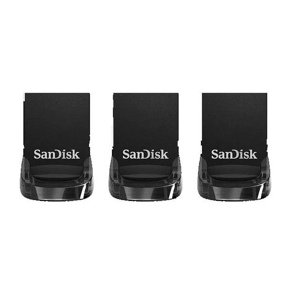 זיכרון נייד Ultra Fit 3-Pack בנפח 32GB מבית Sandisk דגם SDCZ430-032G-G46T