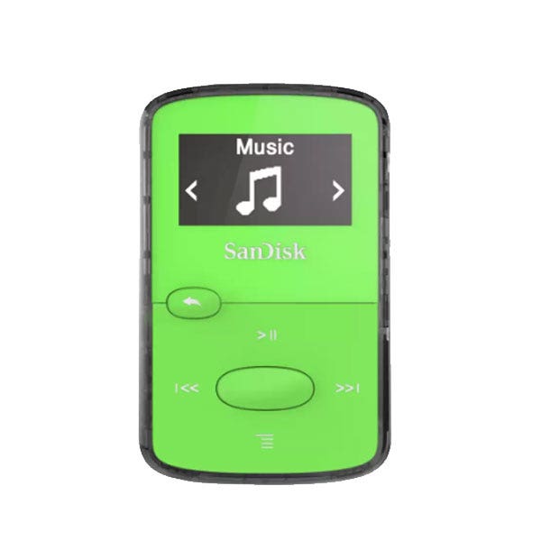 נגן Clip Jam MP3 בנפח 8GB מבית Sandisk דגם SDMX26-008G-E46G