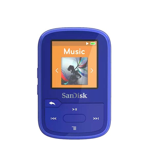 נגן Clip Sport Plus בנפח 32GB מבית Sandisk דגם SDMX32-032G-E46B