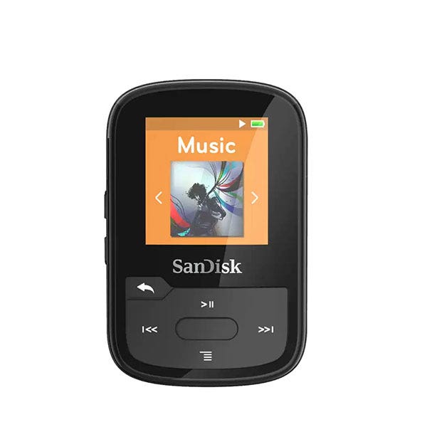 נגן Clip Sport Plus בנפח 32GB מבית Sandisk דגם SDMX32-032G-E46K