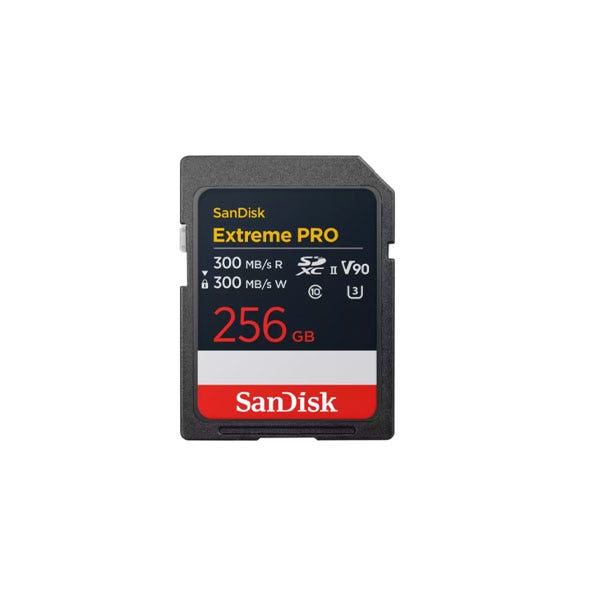 כרטיס זיכרון Extreme PRO SD UHS-II בנפח 256GB מבית SanDisk דגם SDSDXDM-256G-GN4IN