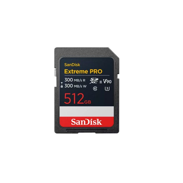 כרטיס זיכרון Extreme PRO SD UHS-II בנפח 512GB מבית SanDisk דגם SDSDXDM-512G-GN4IN