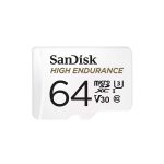 כרטיס זיכרון High Endurance microSD בנפח 64GB מבית SanDisk דגם SDSQQNR-064G-GN6IA