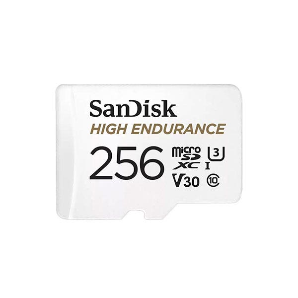 כרטיס זיכרון High Endurance microSD בנפח 256GB מבית SanDisk דגם SDSQQNR-256G-GN6IA
