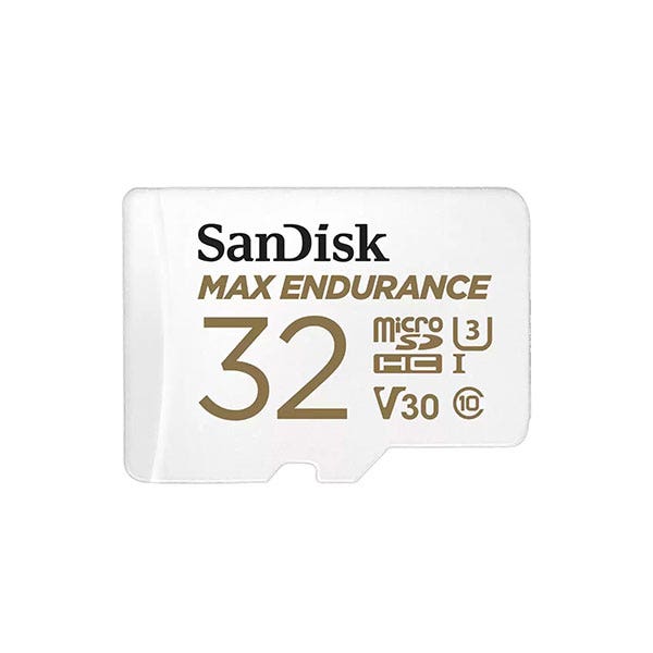 כרטיס זיכרון MAX ENDURANCE microSD בנפח 32G מבית Sandisk דגם SDSQQVR-032G-GN6IA