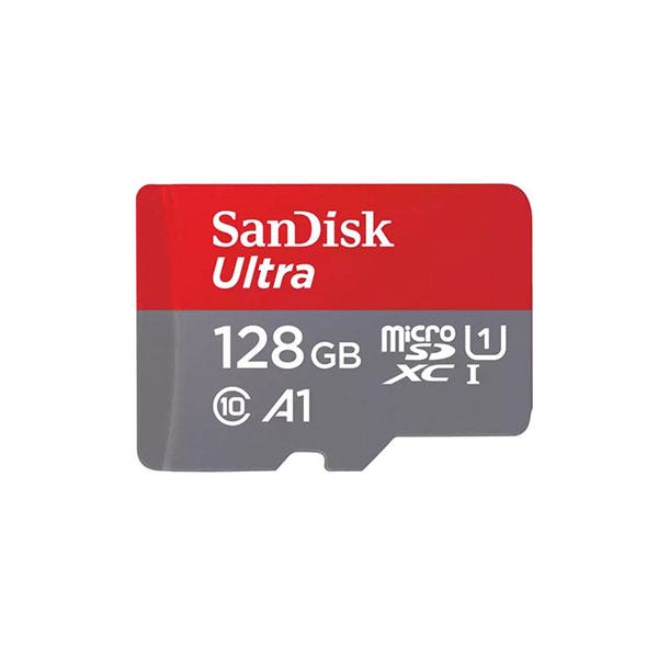 כרטיס זיכרון Ultra microSD בנפח 128G מבית Sandisk דגם SDSQUAB-128G-GN6MN