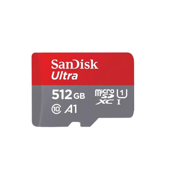 כרטיס זיכרון Ultra UHS I בנפח 512GB מבית SanDisk דגם SDSQUAC-512G-GN6MN