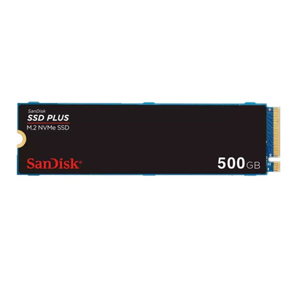 כונן חיצוני SanDisk SSD PLUS בנפח 500GB מבית SanDisk דגם SDSSDA3N-500G-G26