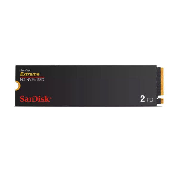 כונן פנימי SanDisk EXTREME NVMe בנפח 2TB מבית SanDisk דגם SDSSDX3N-2T00-G26