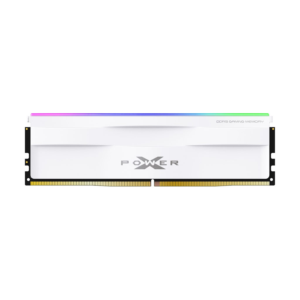 זיכרון למחשב DDR5 RGB (16GBx1) בנפח 16GB מבית Silicon Power דגם SP016GXLWU520FSH
