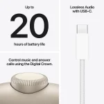 ⁦איירפודס מקס Apple AirPods Max אוזניות אלחוטיות בצבע Starlight⁩ – תמונה ⁦3⁩