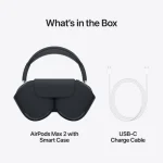 ⁦איירפודס מקס Apple AirPods Max אוזניות אלחוטיות בצבע Starlight⁩ – תמונה ⁦2⁩